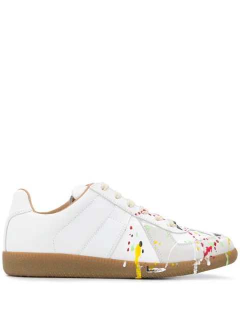 Maison Margiela Replica paint-splatter sneakers White S58WS0101P1892