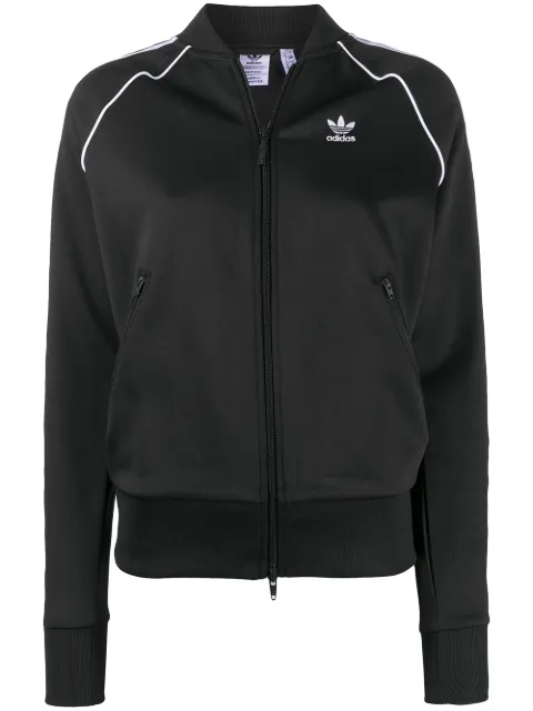 adidas zipped track sweatshirt Black GD2374