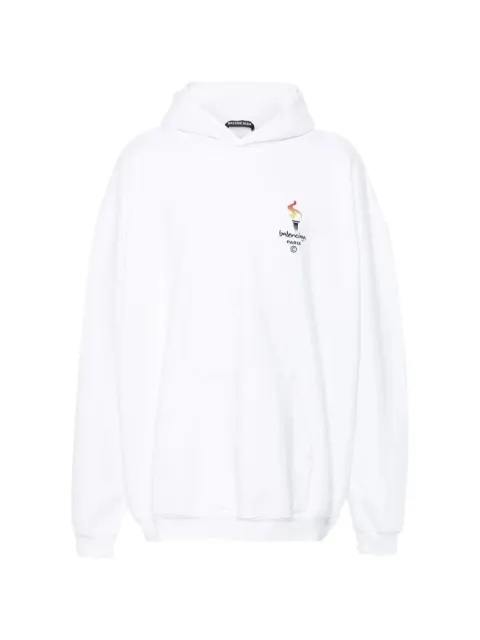 Balenciaga Paris Olympics hoodie White 620973TIV45