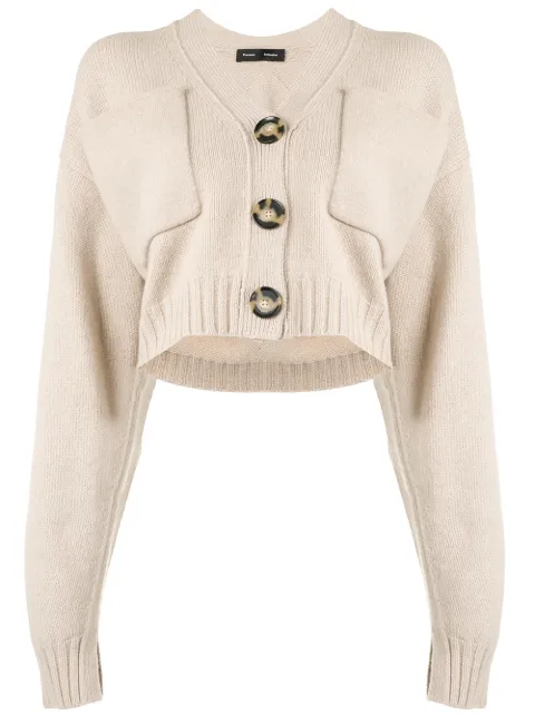 Proenza Schouler Eco cashmere cardigan Brown R2117593KK020