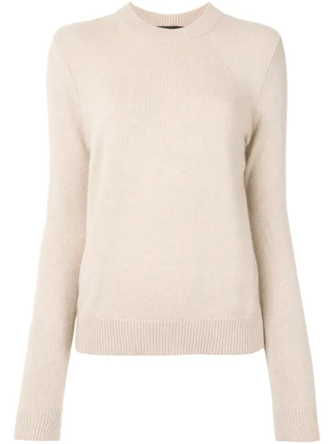 Proenza Schouler raglan sleeves eco cashmere jumper Brown R2117592KK020