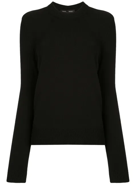 Proenza Schouler raglan sleeves eco cashmere jumper Black R2117592KK020001