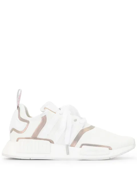 adidas metallic-tape lace-up sneakers White FV1797