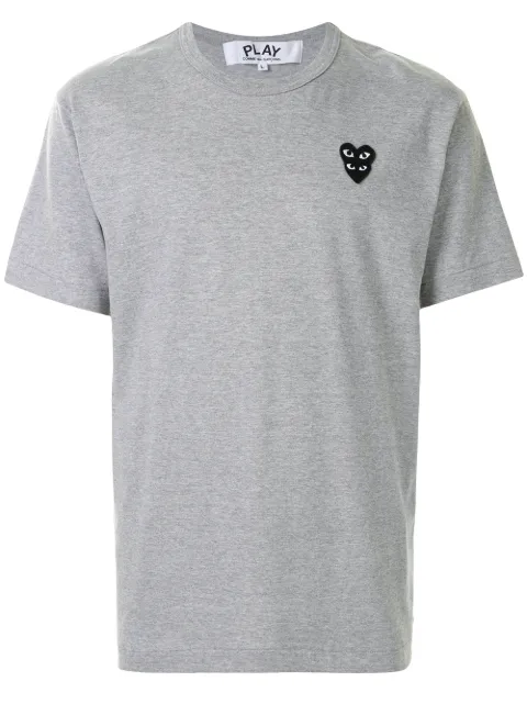Comme Des Garçons Play logo patch T-shirt Grey P1T296