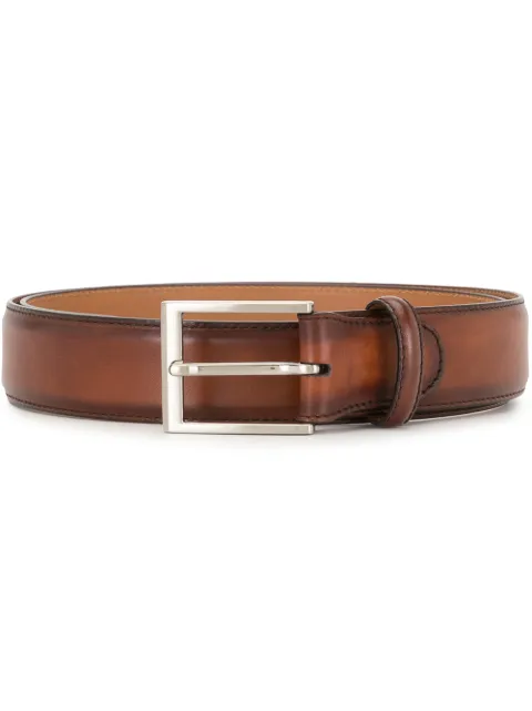 Magnanni ombre finish belt Brown 1078