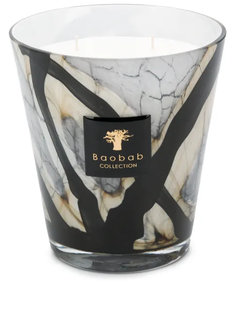 Baobab Collection Stones Marble Max 10 candle Black MAX16SMA