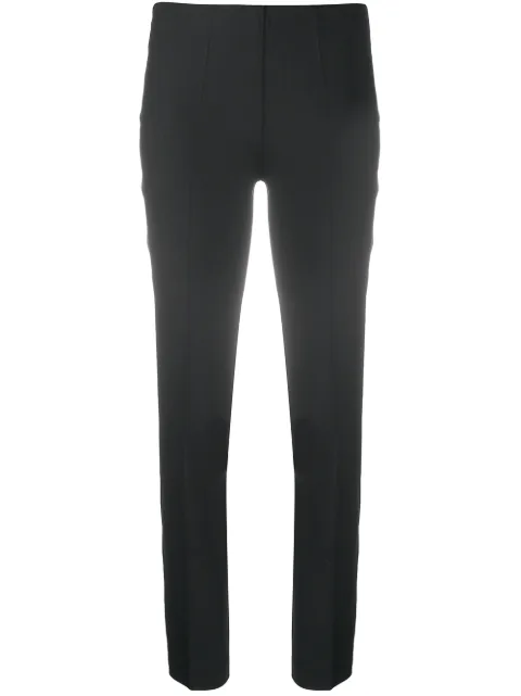 P.A.R.O.S.H. slim fit cropped trousers Black LILIUXYD220003X