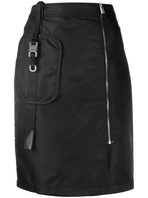 1017 ALYX 9SM high-waisted zip-up skirt Black AAWSK0030FA01