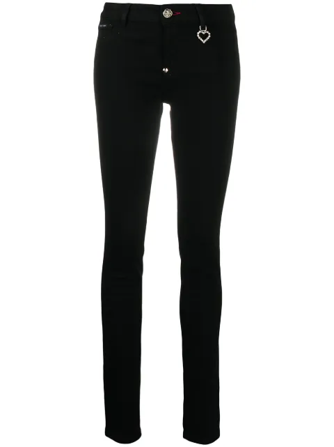 Philipp Plein TM mid-rise skinny jeans Black F20CWDT1423PDE004N