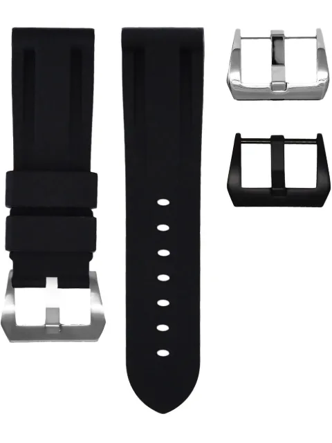 Horus Watch Straps 24mm pin-buckle watch strap Black 24MMBS