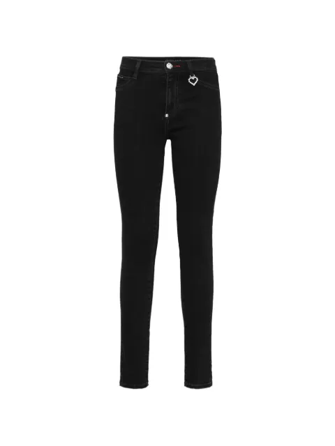 Philipp Plein high rise slim-fit jeans Blue F20CWDT1420PDE004N