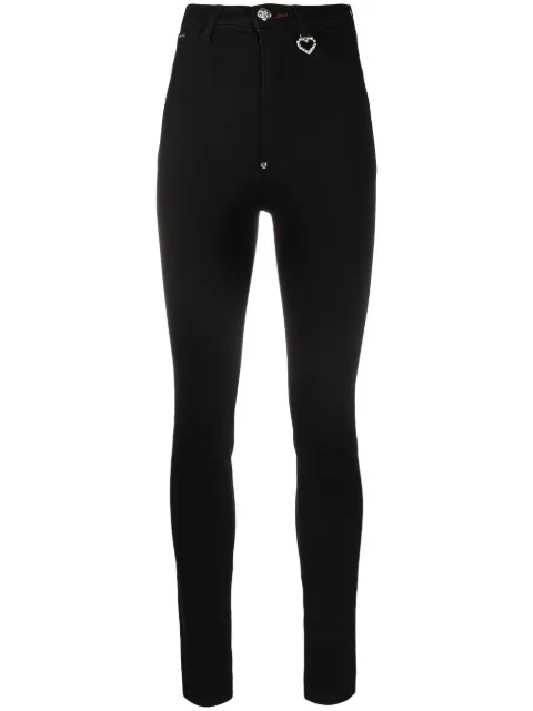 Philipp Plein super high rise jeggings Black F20CWDT1422PDE004N