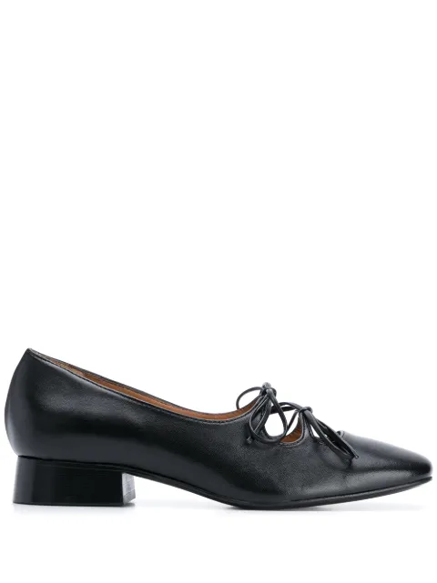 Nicole Saldaña Isabel tie-strap pumps Black FSLDWISA109002