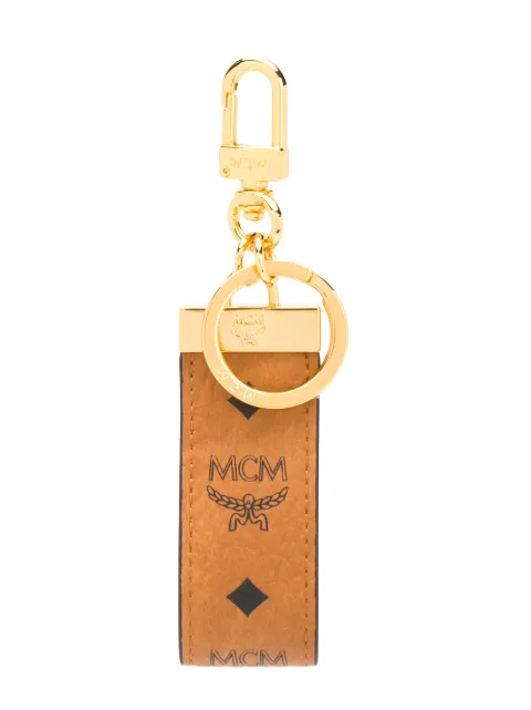 MCM monogram-print keyring Brown MXZAAVI09