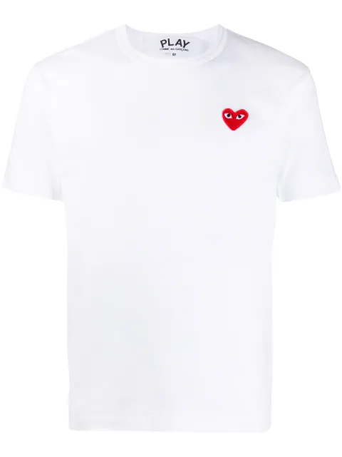Comme Des Garçons Play applique logo T-shirt White P1T108