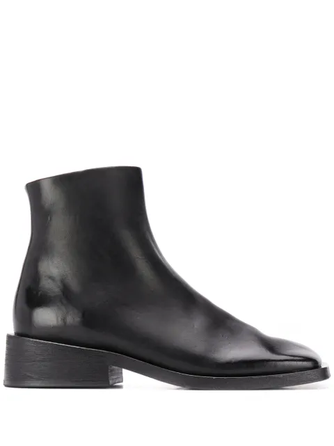 Marsèll square toe ankle boots Black MW6177156