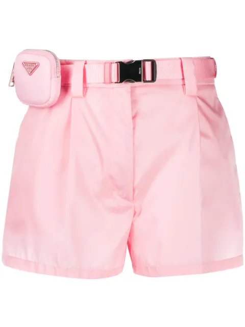 Prada pouch belt shorts Pink 22H826S2011WQ8
