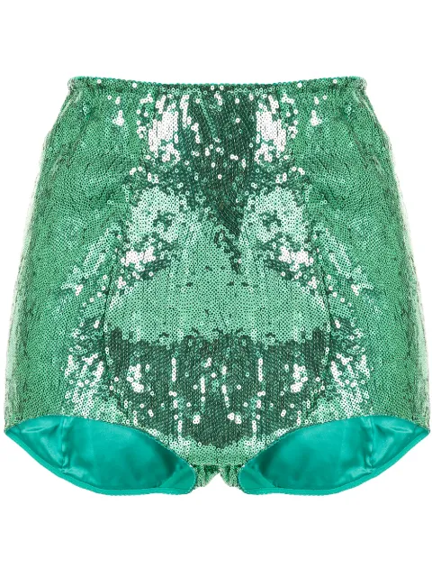 Dolce & Gabbana sequinned briefs Green O2B30TFLMK4