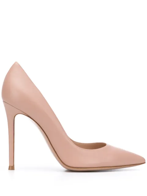 Gianvito Rossi Gianvito 105mm leather pumps Neutrals G2847015RICNAP