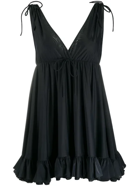 Balenciaga ruffle hem top Black 626490TAV541000