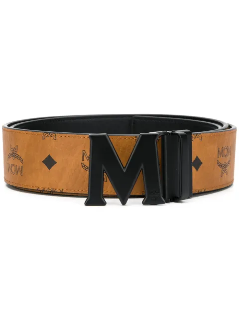 MCM Claus M matte reversible belt Brown MXBAAVI08