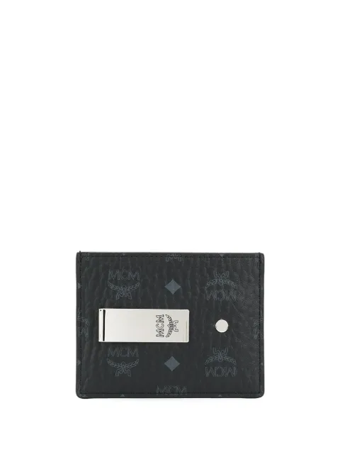 MCM money clip cardholder Black MXCAAVI02