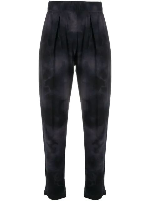 Raquel Allegra Easy tie-dye sweatpants Black Y031763TD