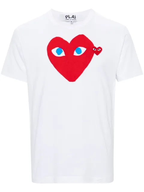 Comme Des Garçons Play Heart Logo T-shirt White P1T086