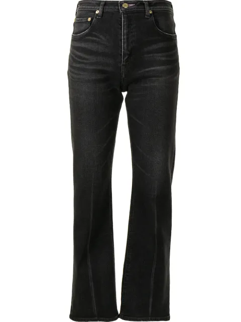Tu es mon Tresor The Amethyst bootcut jeans Black TEMT004BK1Y