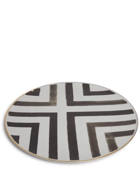 Vista Alegre Folkifunki geometric print plate White 21117716