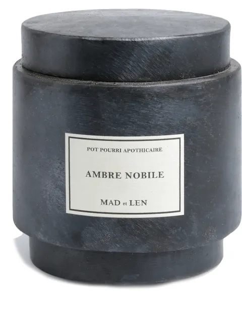 MAD et LEN Ambre Nobile Monarchia pot pourri (300g) Black MLPMBLAN