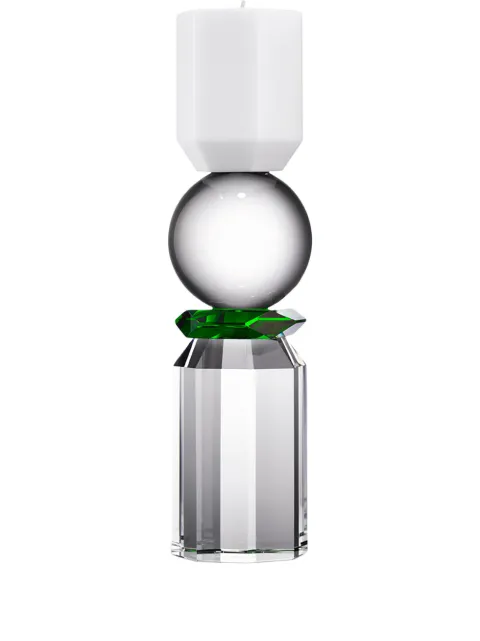 Reflections Copenhagen Memphis crystal tealight holder (26cm) White 202