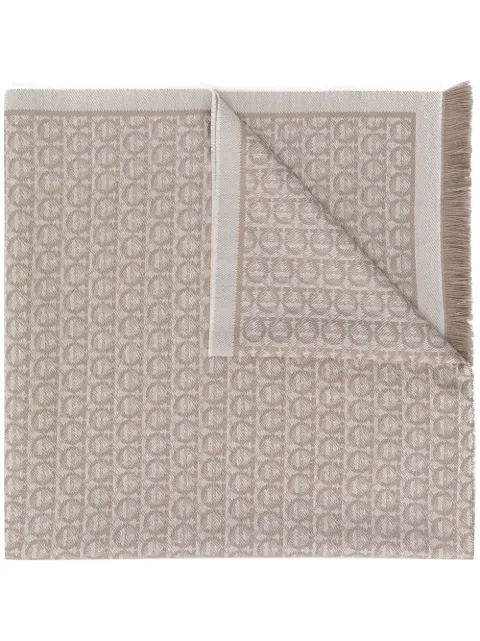 Ferragamo Gancini scarf Neutrals 736640