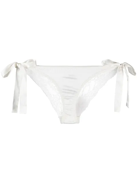 Gilda & Pearl Grace lace panel knickers White 2052