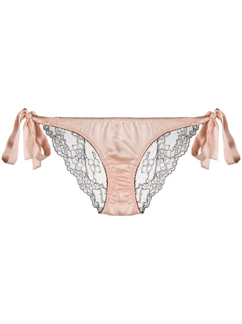 Gilda & Pearl Cherie tie side briefs Pink 2052