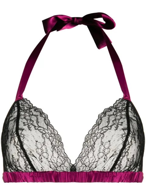 Gilda & Pearl Ella silk bra Purple 2051