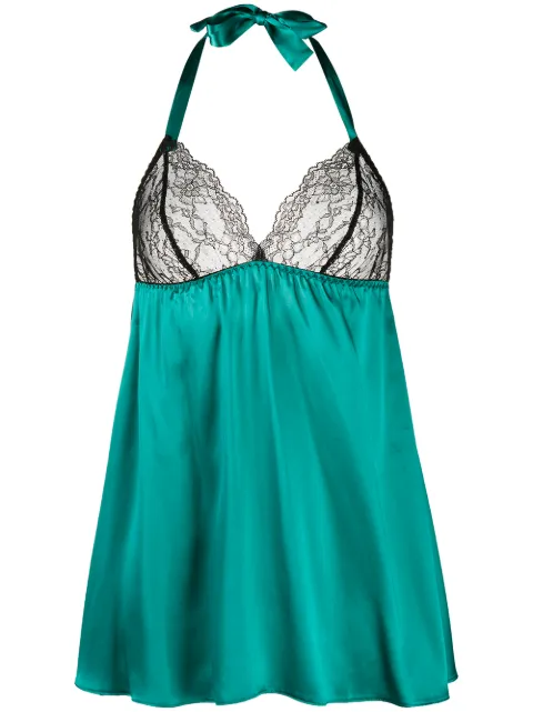 Gilda & Pearl Eva silk babydoll Green 0003