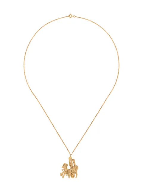 LOVENESS LEE pig Chinese zodiac necklace Gold PIGCHINESEZODIACNECKLACE
