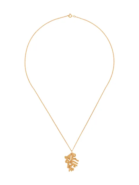 LOVENESS LEE rooster Chinese zodiac necklace Gold ROOSTERCHINESEZODIACNECKLACE
