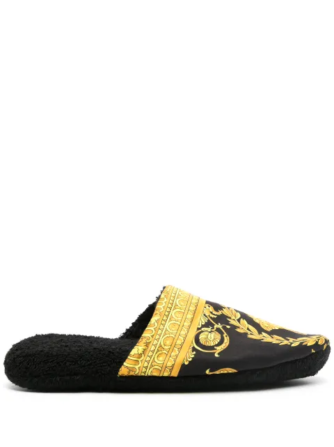 Versace I ♡ Baroque slippers Black ZSLB00002ZCOSP052