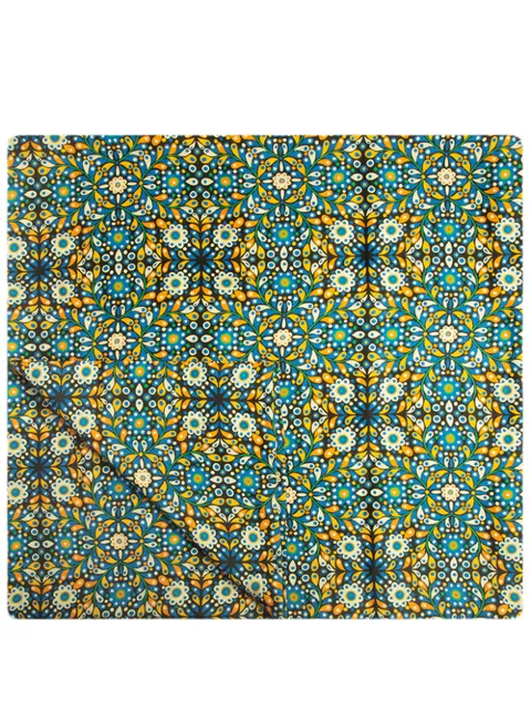 La DoubleJ tile-print tablecloth Blue TBC0003LIN001CON0002