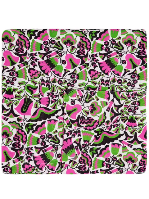 La DoubleJ floral print table cloth Pink TBC0002LIN001TUL0004