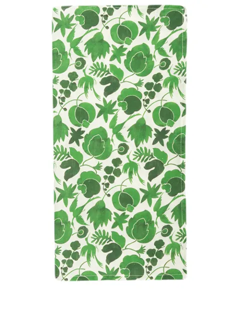 La DoubleJ set of 6 linen napkins Green NAP0002LIN001CER0021