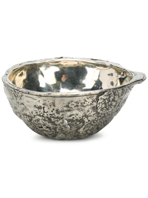 Parts of Four Single Pour bronze bowl Metallic 9091ZP