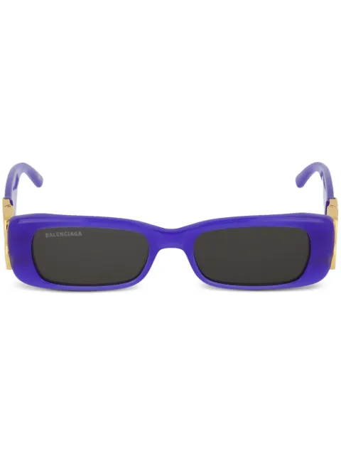 Balenciaga Eyewear rectangle-frame sunglasses Purple BB0096S004