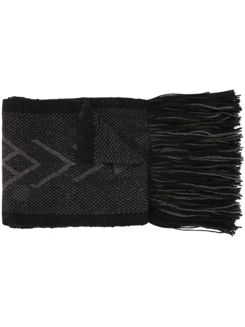 VOZ Mapu fringed scarf Black 15526539