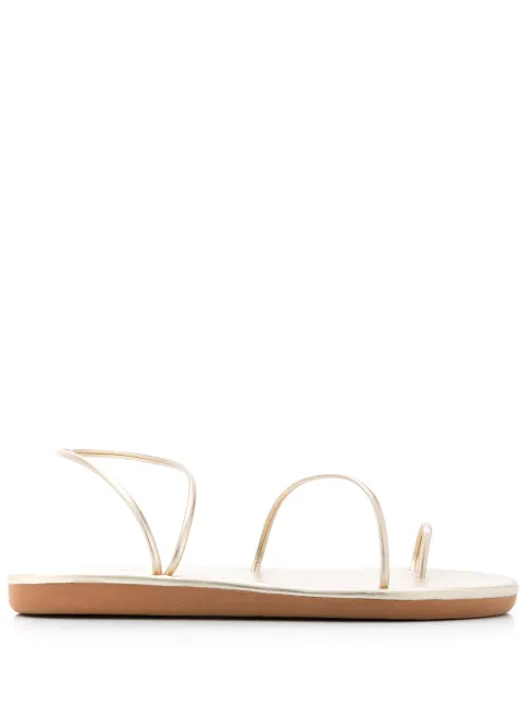 Ancient Greek Sandals Kansiz flat sandals Gold KANSIZ