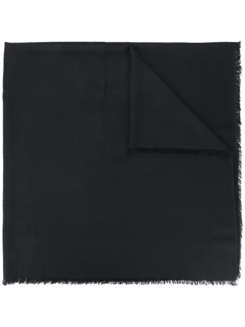 Zadig&Voltaire frayed-edge scarf Black WJAF0812F