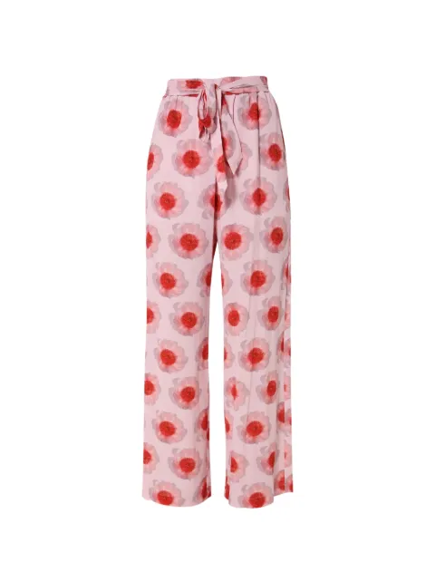 Baum Und Pferdgarten floral tie trousers Pink 21012NOVYANNA