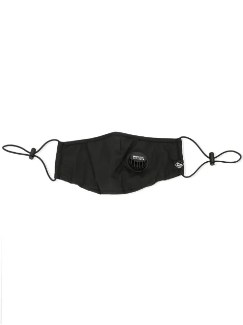 Mostly Heard Rarely Seen logo patch face mask Black MH02BJMSK43